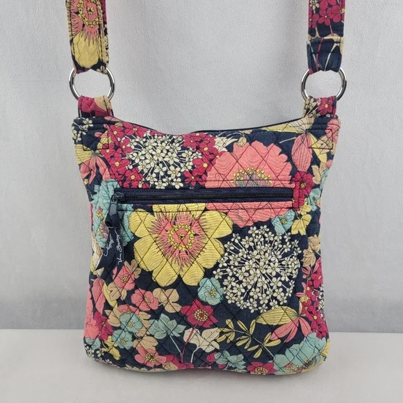 Vera Bradley Happy Snails hipster crossbody bag adjustable strap - Picture 3 of 5
